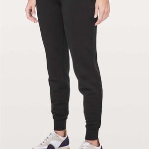 Lululemon Warm Down  Black Joggers 0